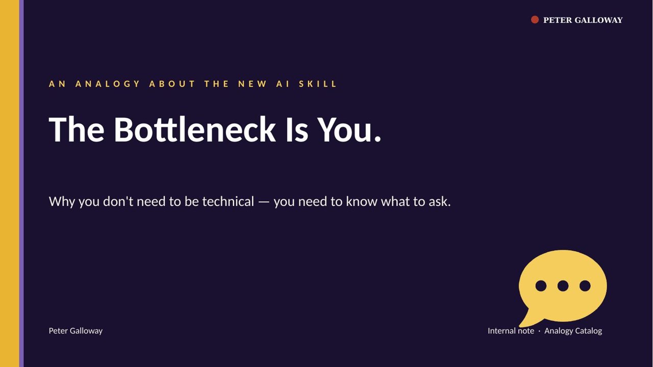 The Bottleneck Is You cover